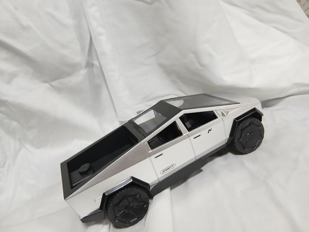 1:18 Cybertruck RC Car with Lights - 2.4G Remote Control Tesla Style Truck Toy for Kids