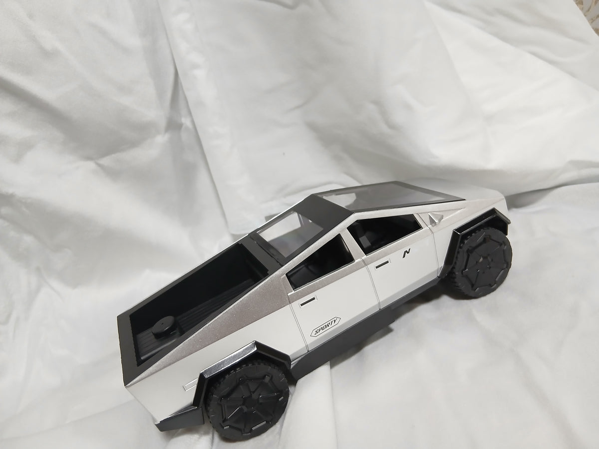 1:18 Cybertruck RC Car with Lights - 2.4G Remote Control Tesla Style Truck Toy for Kids